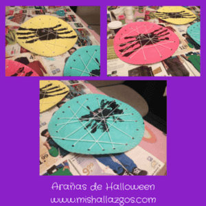 arañas de halloween
